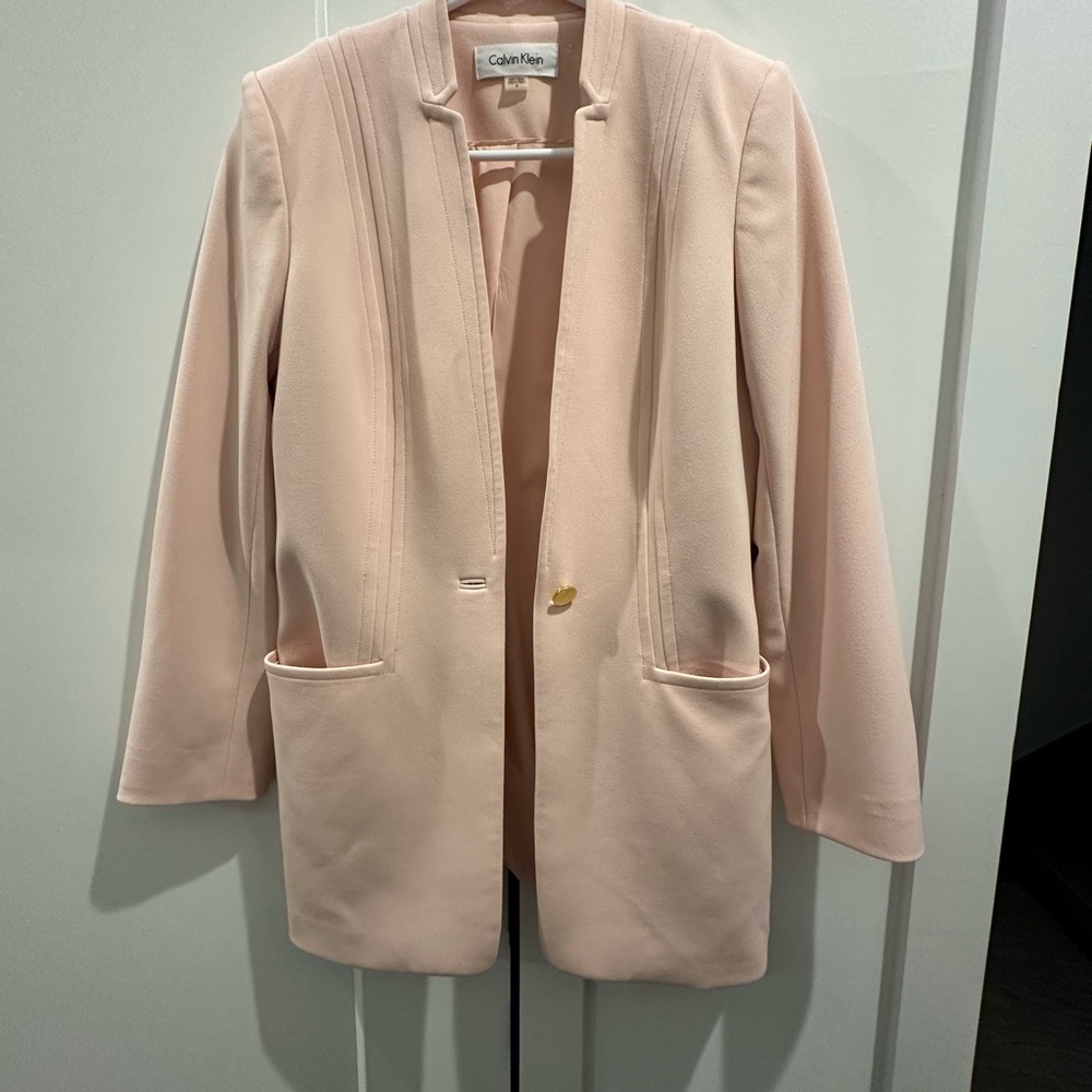 Calvin Klein Women's Blush Blazer